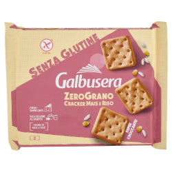 GALBUSERA ZEROGRANO CRACKERS WITH RICE FLOUR, GLUTEN-FREE 320 G