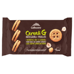 ПЪЛНОЗЪРНЕСТИ БИСКВИТИ GALBUSERA GIANDUIA С КАКАО И ЛЕШНИКОВ КРЕМ 160 Г.