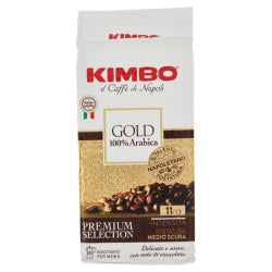 GROUND COFFEE KIMBO GOLD 100% ARABICA 250 G