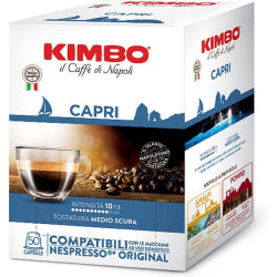 COFFEE CAPSULES KIMBO CAPRI NESPRESSO, 50 PCS