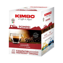 KIMBO POMPEI NESPRESSO COFFEE CAPSULES, 50 PCS