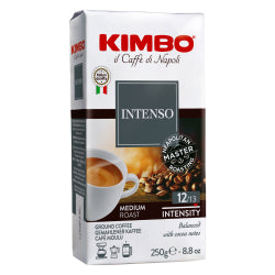 KIMBO AROMA INTENSO GROUND COFFEE, PACKAGE 250 G