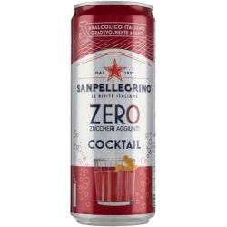 БЕЗАЛКОХОЛНА НАПИТКА БЕЗ ЗАХАР SAN PELLEGRINO КОКТЕЙЛ 330 МЛ КЕН