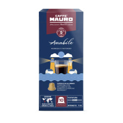 MAURO NESPRESSO AMABILE COFFEE CAPSULES, 10 PCS