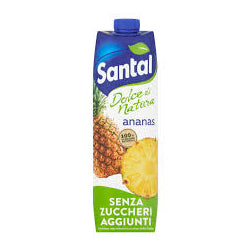 ПЛОДОВА НАПИТКА SANTAL АНАНАС БЕЗ ДОБАВЕНА ЗАХАР, 1 Л