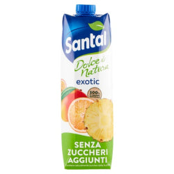 ПЛОДОВА НАПИТКА SANTAL ЕКЗОТИК БЕЗ ДОБАВЕНА ЗАХАР, 1 Л.