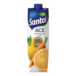 ПЛОДОВА НАПИТКА SANTAL ACE, 1 Л