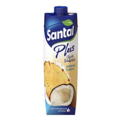 ПЛОДОВА НАПИТКА SANTAL PLUS АНАНАС/КОКОС 1 Л