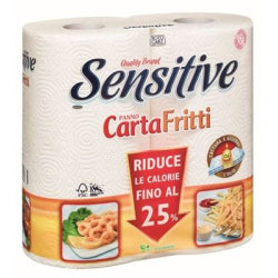 КУХНЕНСКА ХАРТИЯ SENSITIVE CARTA FRITTI 2 БР.