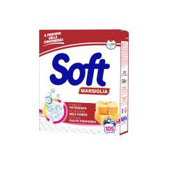 ПРАХ ЗА ПРАНЕ SOFT MARSIGLIA 105 ПРАНЕТА, 5.250 КГ