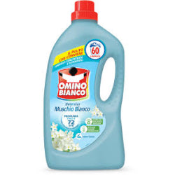 ТЕЧЕН ПРЕПАРАТ OMINO BIANCO БЯЛ МУСКУС, 60 ПРАНЕТА, 2.4 Л.