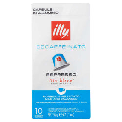 КАФЕ КАПСУЛИ ILLY БЕЗ КОФЕИН 10 БР.