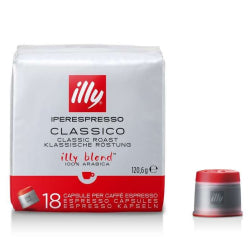 КАФЕ КАПСУЛИ ILLY IPERESPRESSO CLASSICO 18 БР
