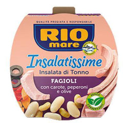 САЛАТА С РИБА ТОН RIO MARE С БОБ И ЗЕЛЕНЧУЦИ 160 Г.