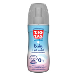 БЕБЕШКИ РЕПЕЛЕНТ ПРОТИВ НАСЕКОМИ ZIG ZAG BABY 0+, 100 МЛ.