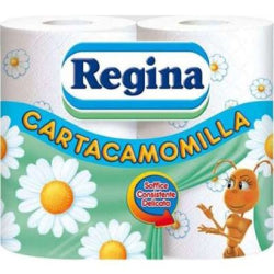 ТОАЛЕТНА ХАРТИЯ REGINA С АРОМАТ НА ЛАЙКА 3-ПЛ, 4 БР