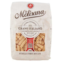 PASTA LA MOLISANA FUSSILI CORTI BUCATI N°108, 500 G