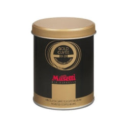 МЛЯНО КАФЕ MUSETTI ESPRESSO GOLD CUVEE 250 Г МЕТАЛНА КУТИЯ.