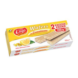 LAGO WAFFLES WITH LEMON CREAM 2x125 G