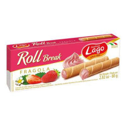 LAGO TURKEY ROLL BREAK WITH STRAWBERRY FILLING 80 G