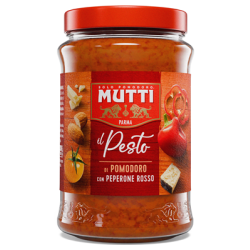 ПЕСТО MUTTI ОТ ЧЕРВЕНИ И ЖЪЛТИ ЗЕЛЕНЧУЦИ 180 Г