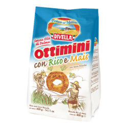 DIVELLA OTTIMINI RICE AND CORN BISCUITS 400 G