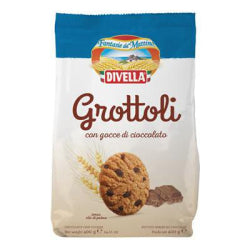 DIVELLA OTTIMINI GROTTOLI BISCUITS WITH PIECES OF CHOCOLATE 400 G