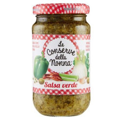 СОС-КРЕМ ОТ ЗЕЛЕНИ ЗЕЛЕНЧУЦИ NONNA SALSA VERDE, СТЪКЛО 190 Г.