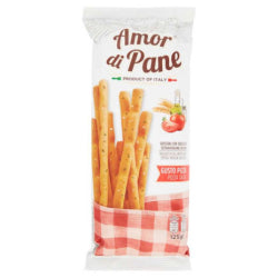 ГРИЗИНИ AMOR DI PANE  ЛУК 125Г