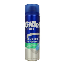 ГЕЛ ЗА БРЪСНЕНЕ GILLETTE SERIES GEL PELLI SENSIBILI, 200 МЛ.