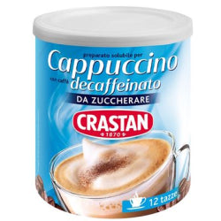 РАЗТВОРИМА НАПИТКА БЕЗ КОФЕИН, CAPPUCCINO CRASTAN DECAFFEINATO, 150Г.