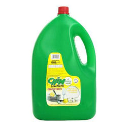 ПРЕПАРАТ ГЕЛ-КОНЦЕНТРАТ CHIM ЗА МИЕНЕ НА СЪДОВЕ - ЗЕЛЕН, 4 Л