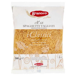 GRANORO SPAGHETTI TAGLIATI PASTA ?68, BAG 500 G