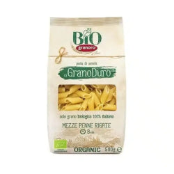 BIO PASTA GRANORO MEZZE PENNE RIGATE, 500 G