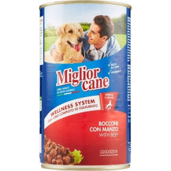 Храна За Кучета Miglior Cane С Телешко И Зеленчуци, Консерва 405 Г.