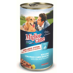 ХРАНА ЗА КУЧЕТА MIGLIOR CANE 1250 Г С ПИЛЕ И РИБА