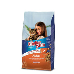 СУХА ХРАНА ЗА КОТКИ MIGLIOR GATTO CROCCHETTE ПИЛЕ 2 КГ.