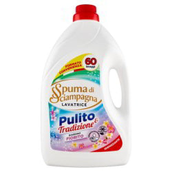 ТЕЧЕН ПРЕПАРАТ SPUMA FIORITO ЗА ЦВЕТНИ ТЪКАНИ 3 Л, 60 ПРАНЕТА