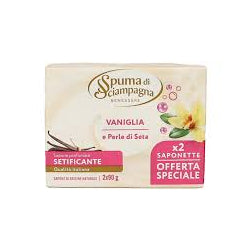 САПУН SPUMA DI SCIAMPAGNA ВАНИЛИЯ 2х90 Г