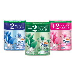 ЦВЕТНА ТОАЛЕТНА ХАРТИЯ FOXY BOUQUET 3-ПЛАСТОВА, 4+2 РОЛКИ