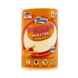 КУХНЕНСКА ХАРТИЯ FOXY CARTAPAGLIA MASTER 1=3, ЖЪЛТА 2-ПЛАСТОВА