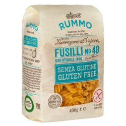 ПАСТА RUMMO FUSILLI №48, БЕЗ ГЛУТЕН, 400 Г
