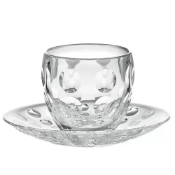 Стъклена Чаша С Чиния Guzzini За Еспресо 110Мл.