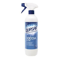 BATHROOM GLASS SURFACES CLEANER QUASAR DOCCIA SPRAY, 580 ML