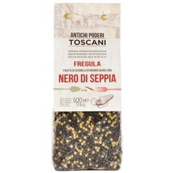 ПАСТА ANTICHI PODERI NERO SEPPIA FREGULA, 500 Г.