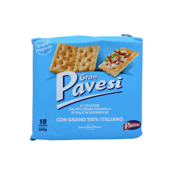 ПШЕНИЧНИ КРЕКЕРИ GRAN PAVESI КЛАСИК 560 Г, БЕЗ СОЛ