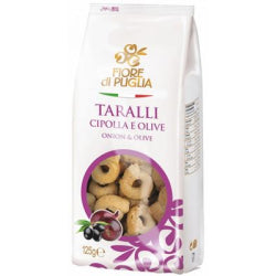 СОЛЕНКИ/ТАРАЛИ FIORE DI PUGLIA CIPOLLA OLIVE 250 Г