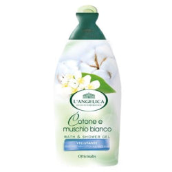 ДУШ ГЕЛ L'ANGELICA БЯЛ МУСКУС И ПАМУК, 450/500 МЛ