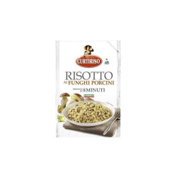 CURTIRISO FUNGHI PORCINI/MUSHROOMS/ RISOT IN A BAG, 2 PORTIONS 175 G