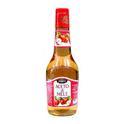 WHITE APPLE Cider Vinegar PONTI MELE GLASS, 500 ML